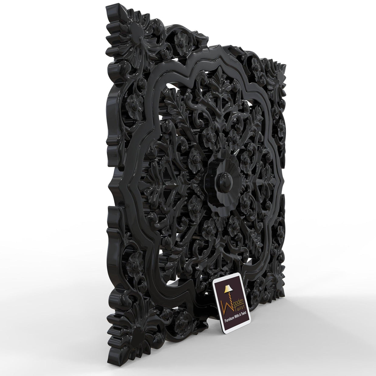 Premium Wooden Hand Carved Wall Panel - WoodenTwist
