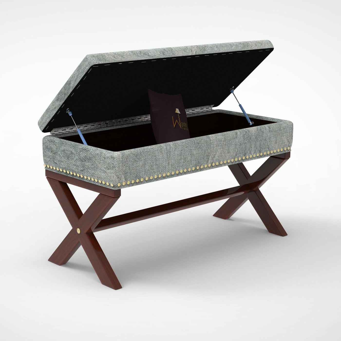 Buy Rectangle Bench Storage in Ottoman Style, for Entryway or Living ...