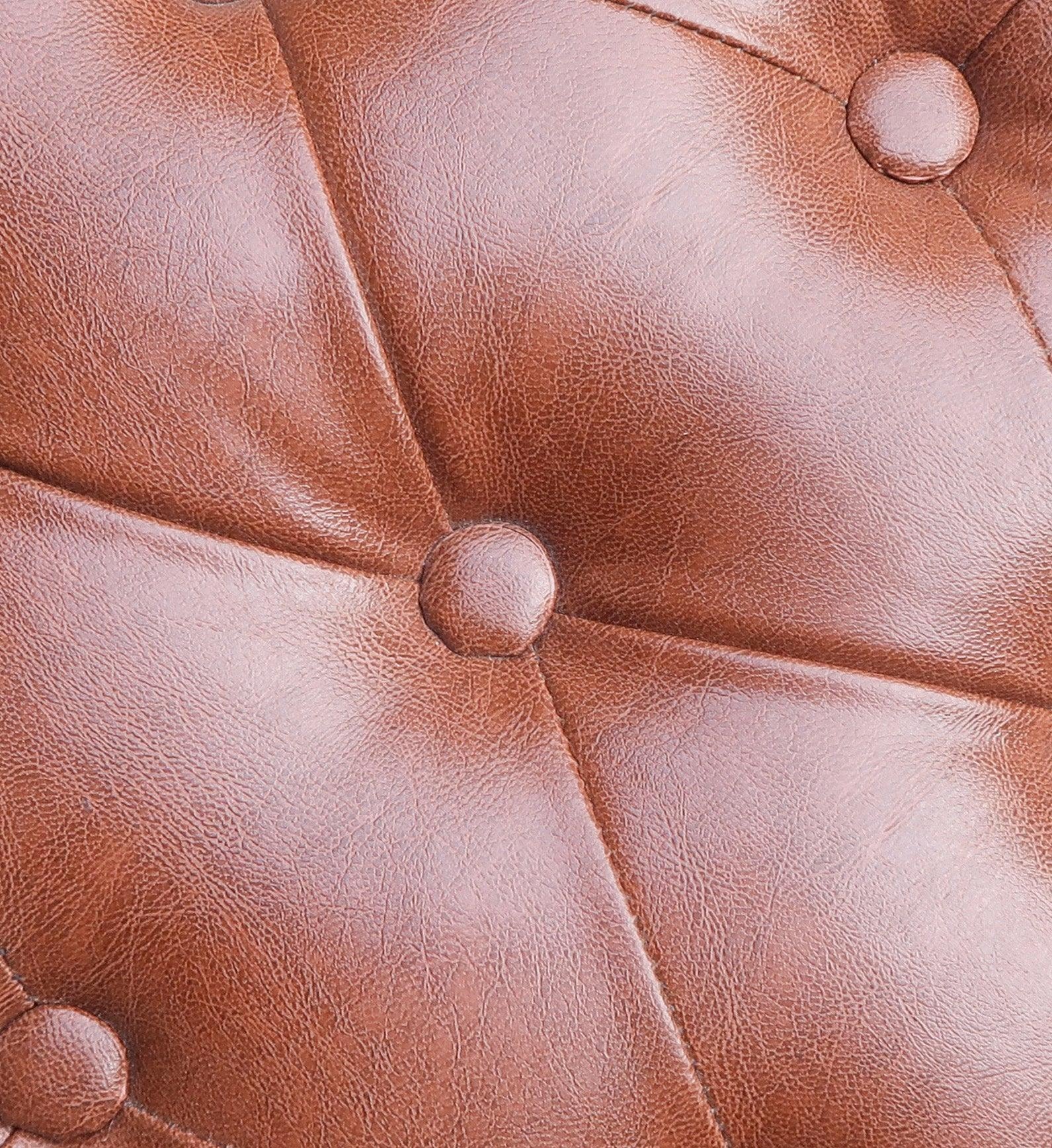 Buy Foot Stool Round Ottoman Mid Century Foot Rest Cushion for Living