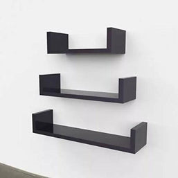 Wooden Handicraft Wall Decor Designer Wall Shelf Pack of 3 - WoodenTwist