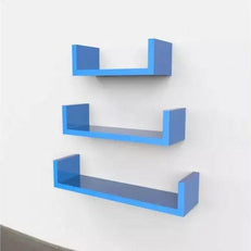 Wooden Handicraft Wall Decor Designer Wall Shelf Pack of 3 - WoodenTwist