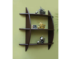 Wooden 3 Tier Floating Wall Shelves - WoodenTwist