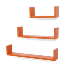 Wooden Handicraft Wall Decor Designer Wall Shelf Pack of 3 - WoodenTwist