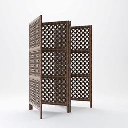 Pet Safety Gate Wooden Room Divider as decorative accent
