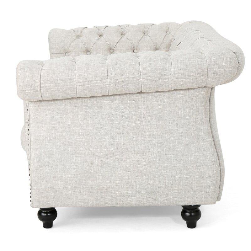 Regal Premium Flared Arm Loveseat - WoodenTwist