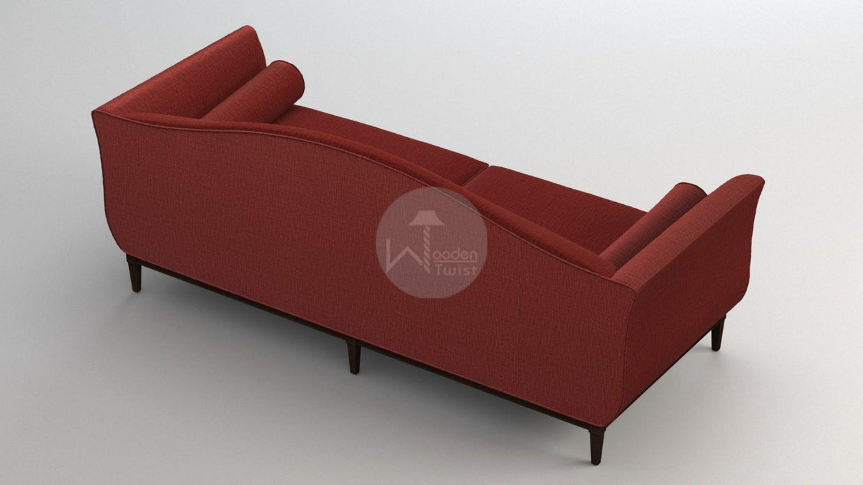 Handicraft Wooden Chaise Lounge Living Room Couch Sofa (3 Seater) - WoodenTwist