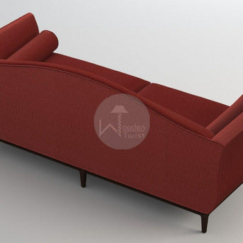 Handicraft Wooden Chaise Lounge Living Room Couch Sofa (3 Seater) - WoodenTwist
