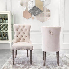 Modern Aymie Tufted Upholstered Chair (Set of 2) - WoodenTwist