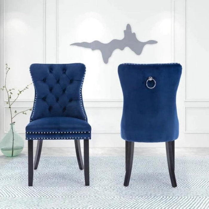Modern Aymie Tufted Upholstered Chair (Set of 2) - WoodenTwist