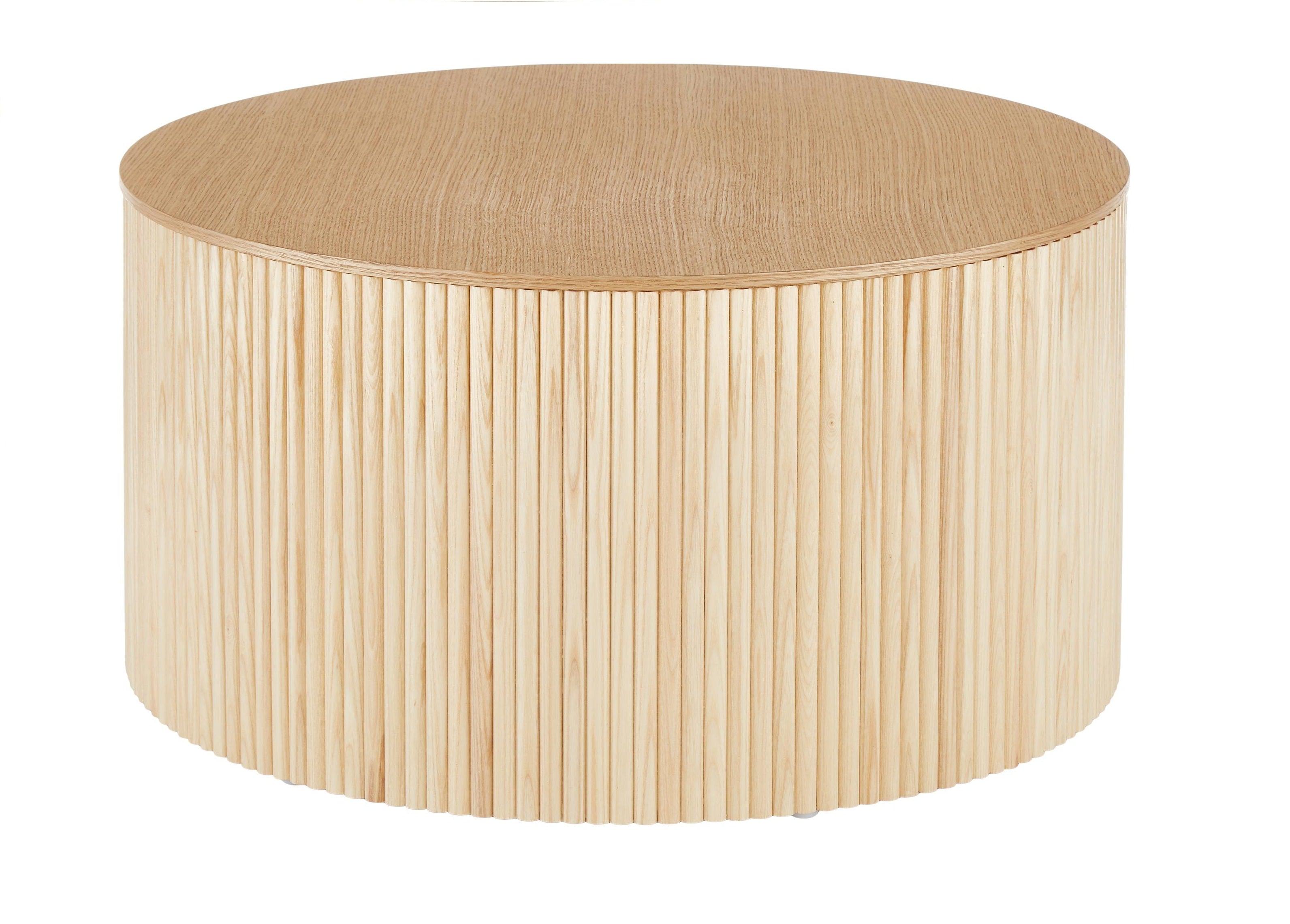 Priyal End Table with natural finish - WoodenTwist