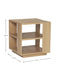 Arrange end table with natural finish - WoodenTwist