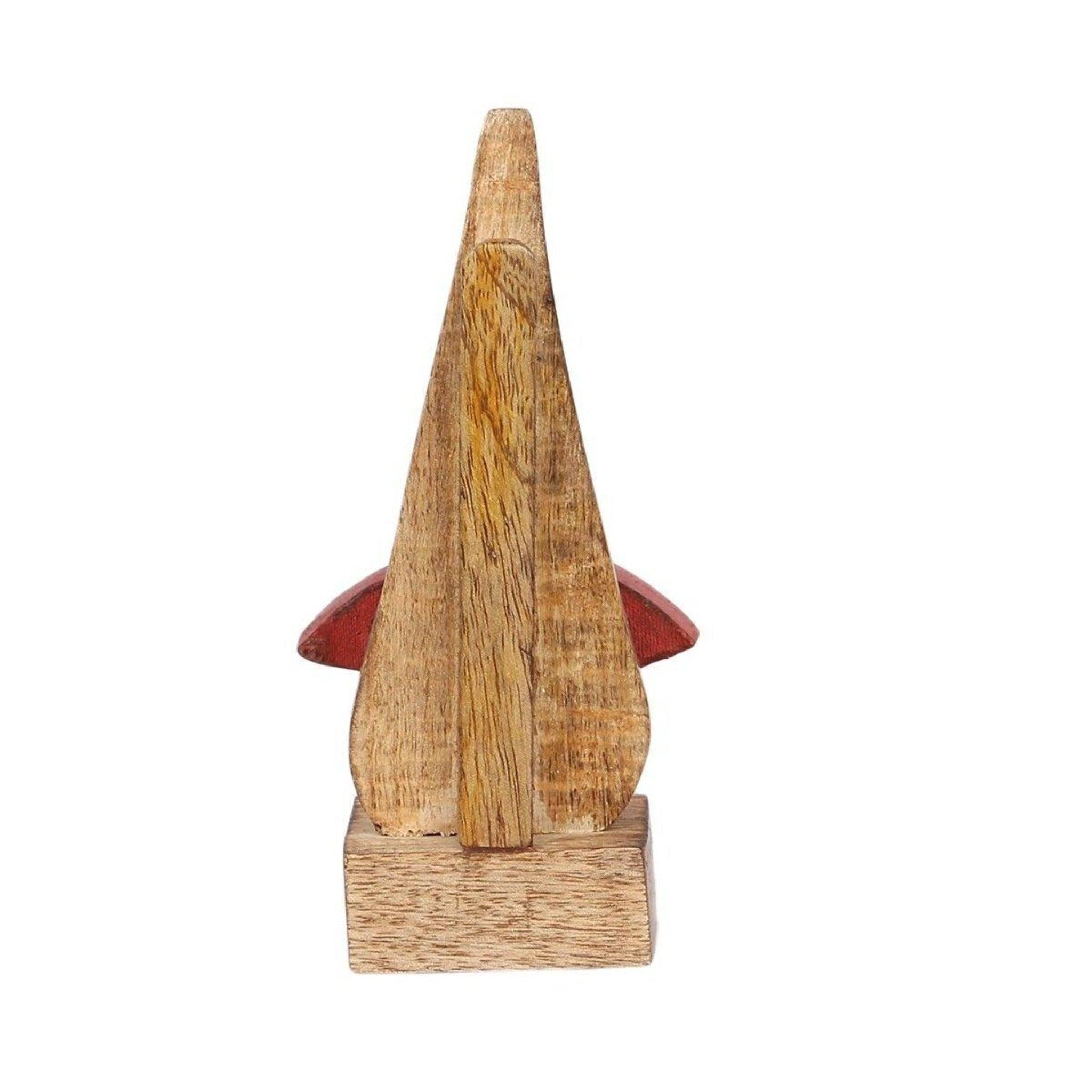 Handcrafted Wooden Nose Shaped Spectacle Holder - Product View 4