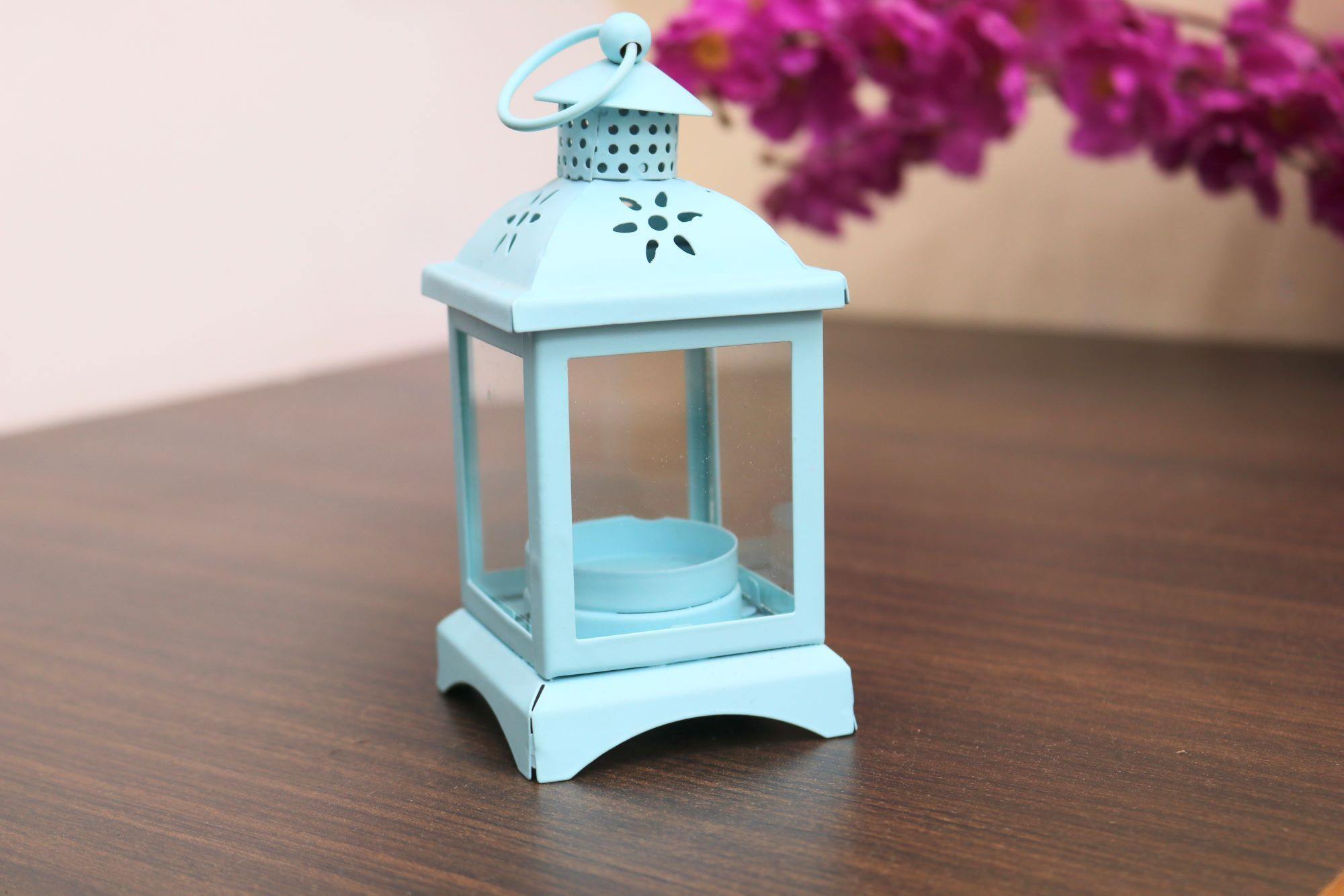 Decorative Hanging Tealight Candle Holder Lantern - WoodenTwist