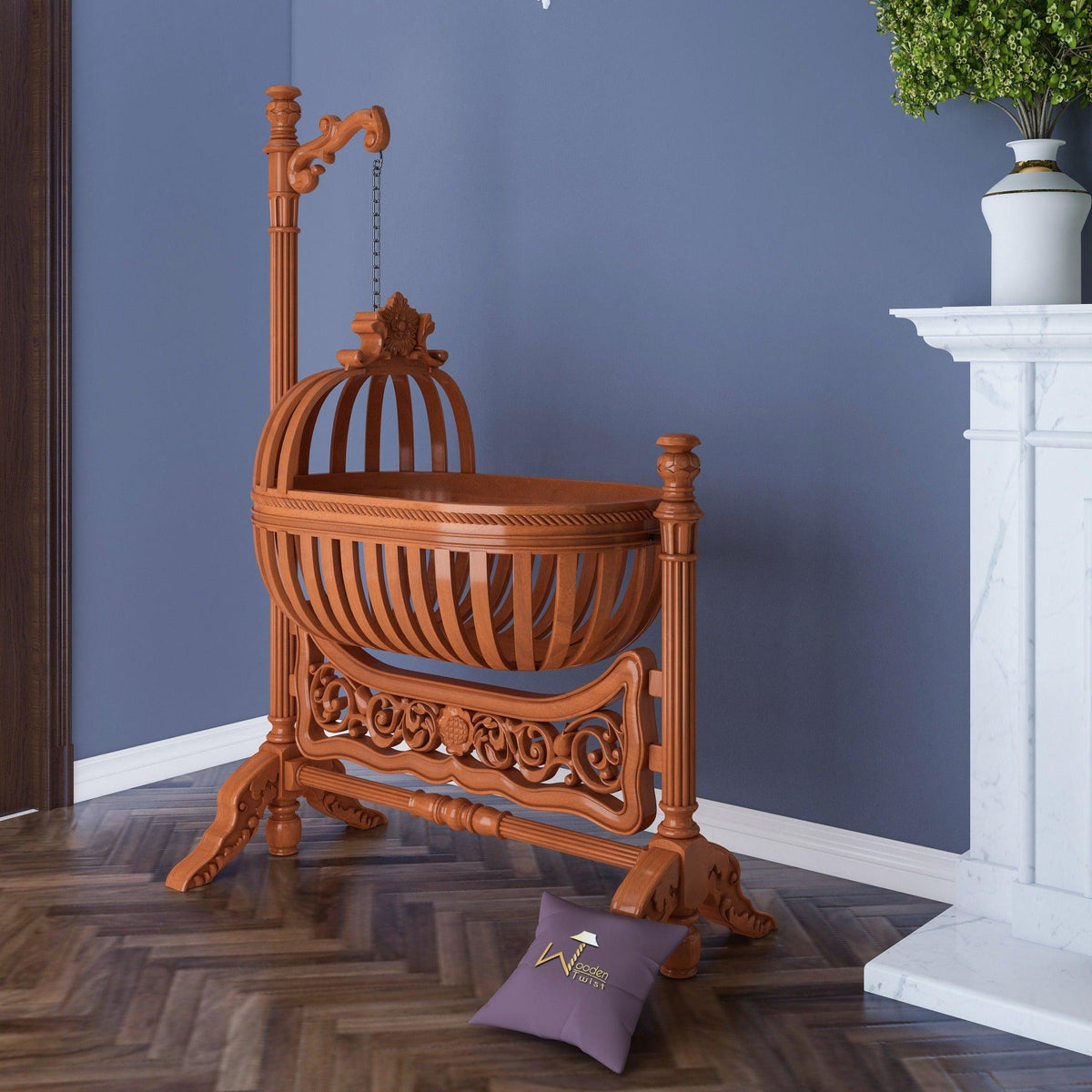 Baby cradle sale swing wood