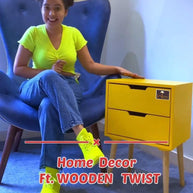 Amazing Bedside Table with Two Drawers - WoodenTwist