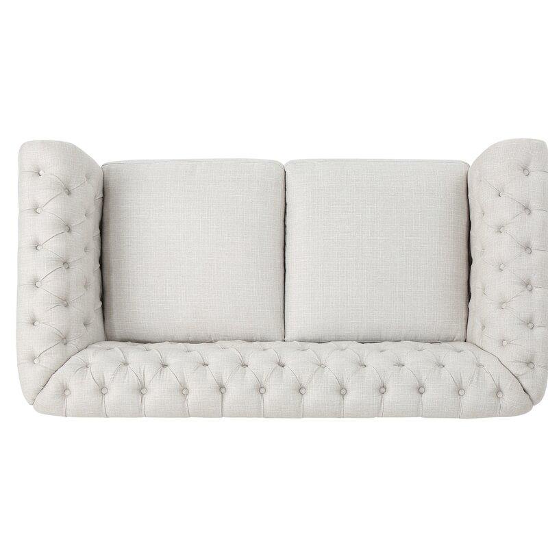 Regal Premium Flared Arm Loveseat - WoodenTwist