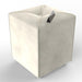 Stool for Living Room Soft Fabric Comfortable Cushion Ottoman Stool (Beige) - WoodenTwist