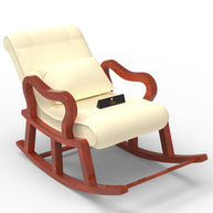 Recliner Wooden Rocking Chair with Footrest - WoodenTwist