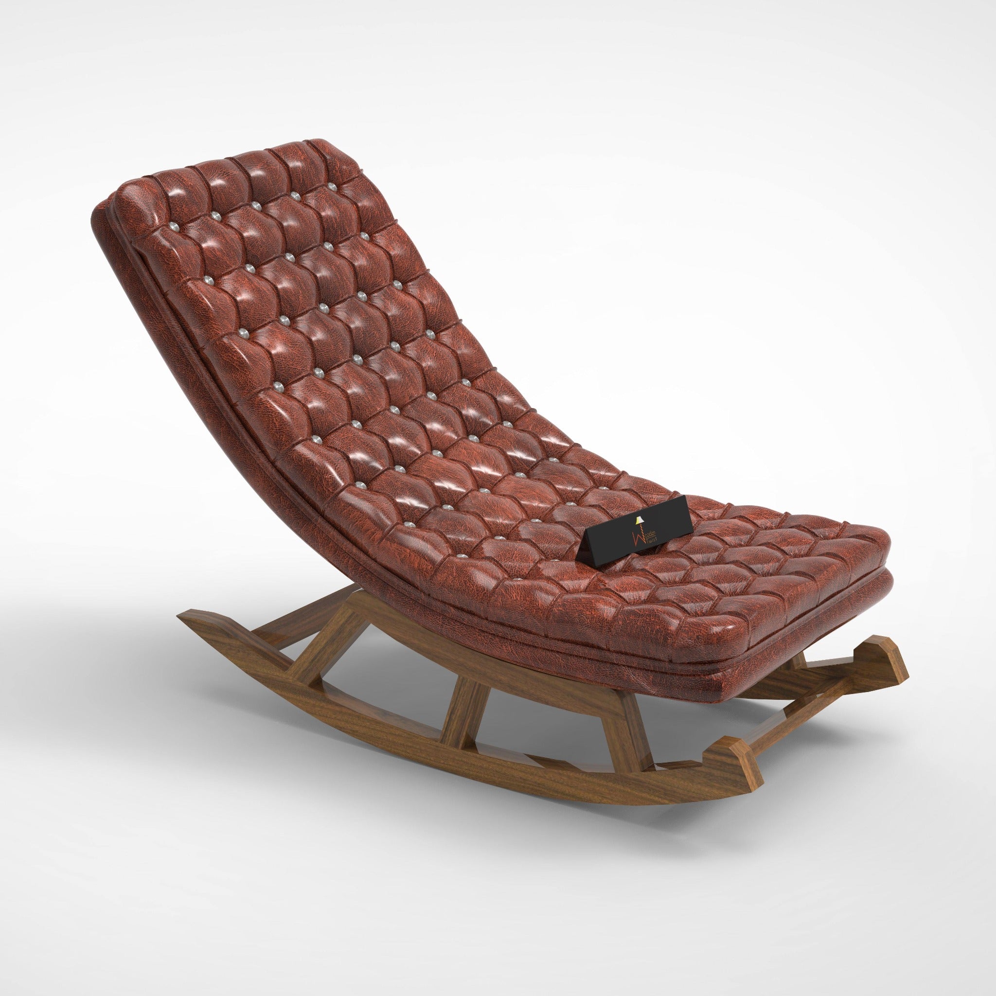 Luxurious Large Rocking Chair in Premium Sheesham Wood - WoodenTwist