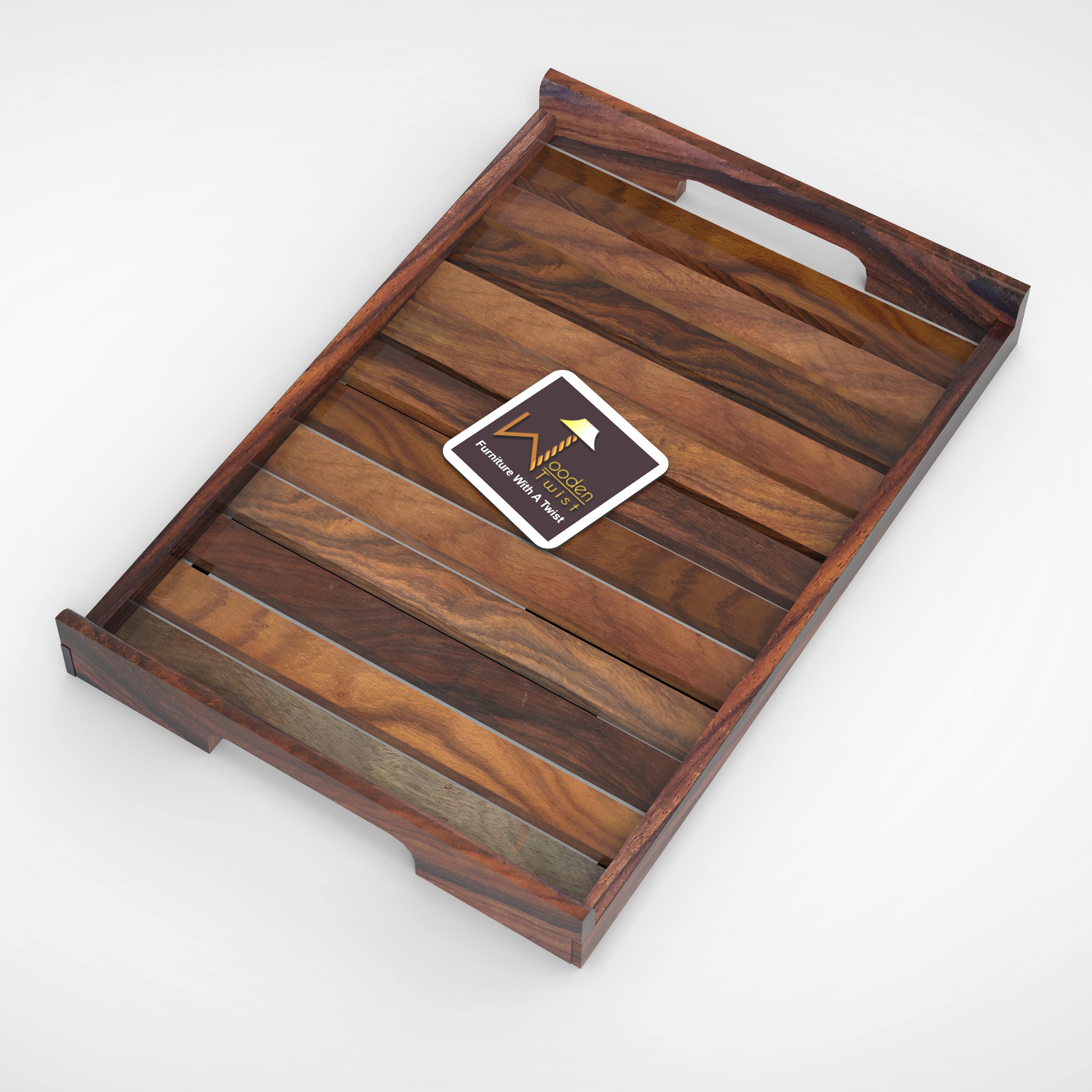 Solid Teak Wood Tray