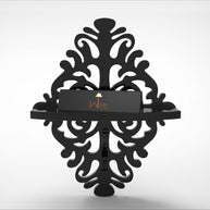 MDF wall shelf dimensions and design detail