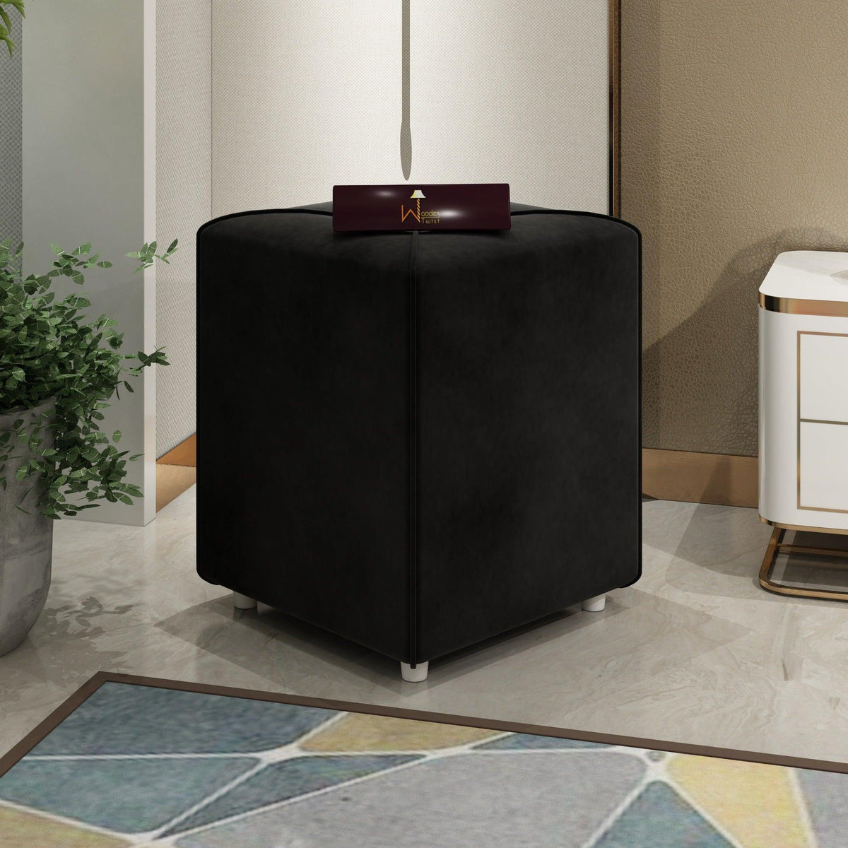 A Compact Ottoman That Fits Any Corner