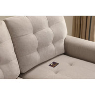 Modern 5 Seater L-Shape Sofa Cum Bed with Comfort Cushion RHS - WoodenTwist
