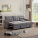 Modern 5 Seater L-Shape Sofa Cum Bed with Comfort Cushion RHS - WoodenTwist