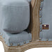 Wooden Bransford Arm Chair (Light Blue) - WoodenTwist