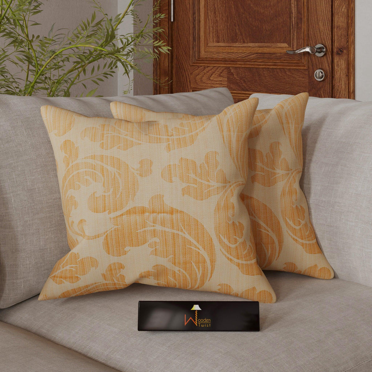Square Polyester Cushion Covers