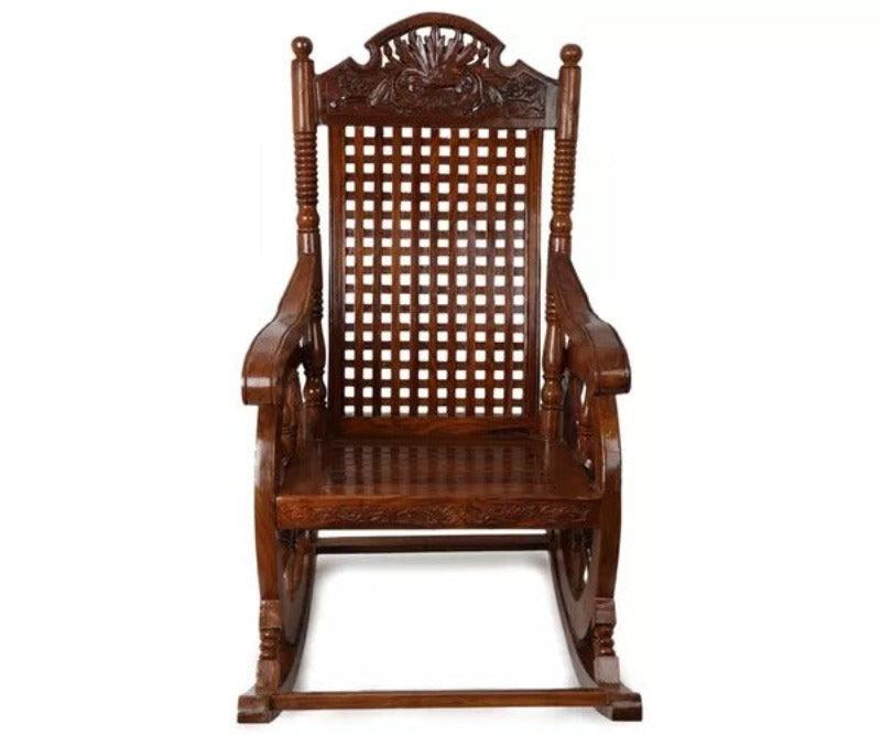 wooden rocking chair