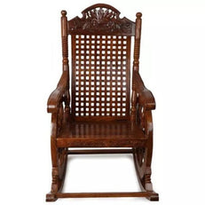 Premium Solid Sheesham Wood Grandpa Rocking Chair - WoodenTwist