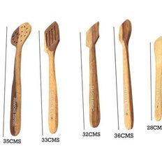 Wooden spoon set of 5 pieces packaging view