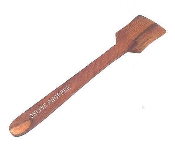 Handcrafted sheesham wood serving spoon
