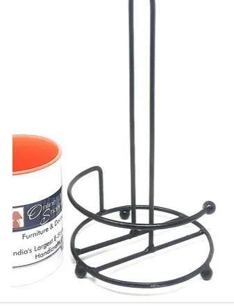 Wrought Iron Tissue Roll Dispenser Napkin Holder for Kitchen & Bath - close-up detail