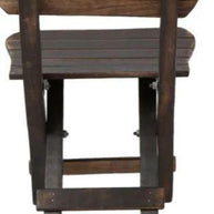 Antique Wooden Folding Chair and Table Set for Children - folded view