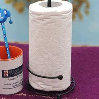 Wrought Iron Tissue Roll Dispenser Napkin Holder for Kitchen & Bath - front view