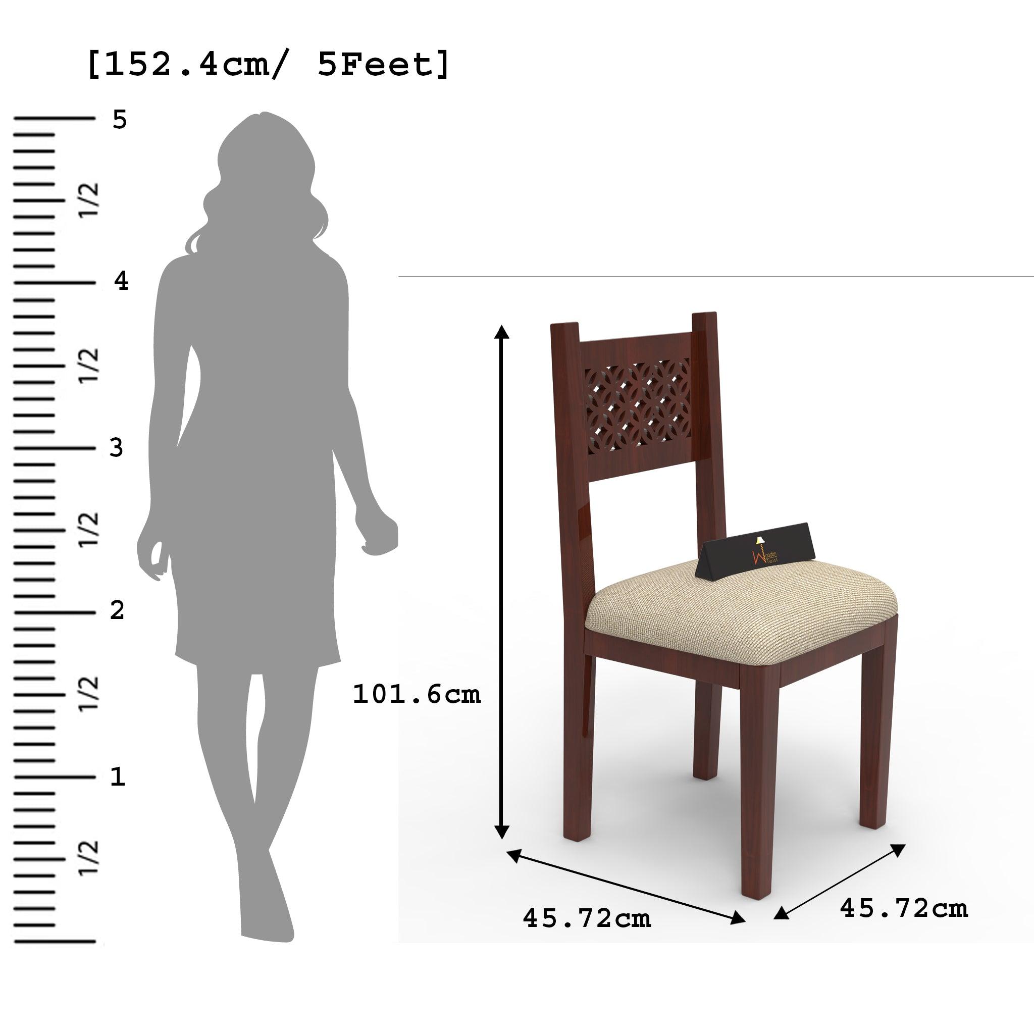 Forte Chair Crafted in Premium Teak Wood - WoodenTwist