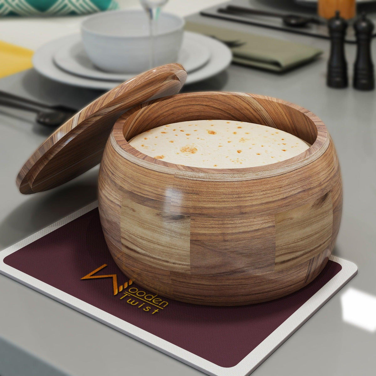 Handcrafted from Acacia Wood