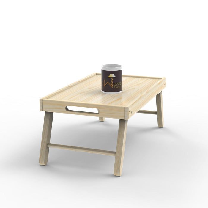 Premium Bamboo Wood Bed Table Laptop Table - WoodenTwist