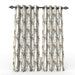 Fabrahome Light Filtering 7 Ft Rectangular Holland Fabric Curtain ( Mustard ) - WoodenTwist
