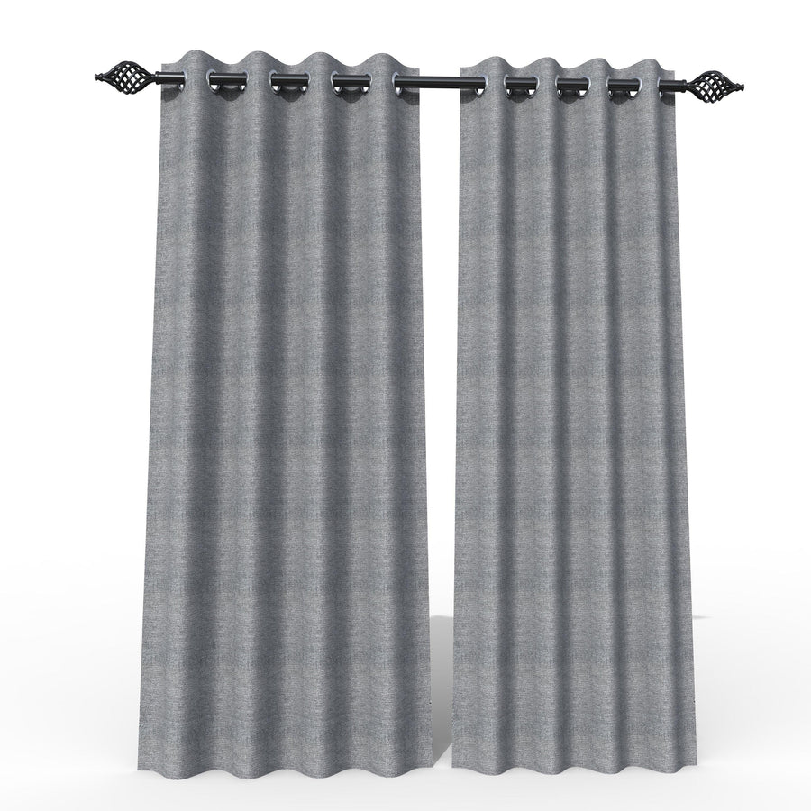 Dark Grey Jute Fabric