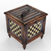 Beautiful Antique Wooden Stool with Storage for Living and Bedroom - WoodenTwist