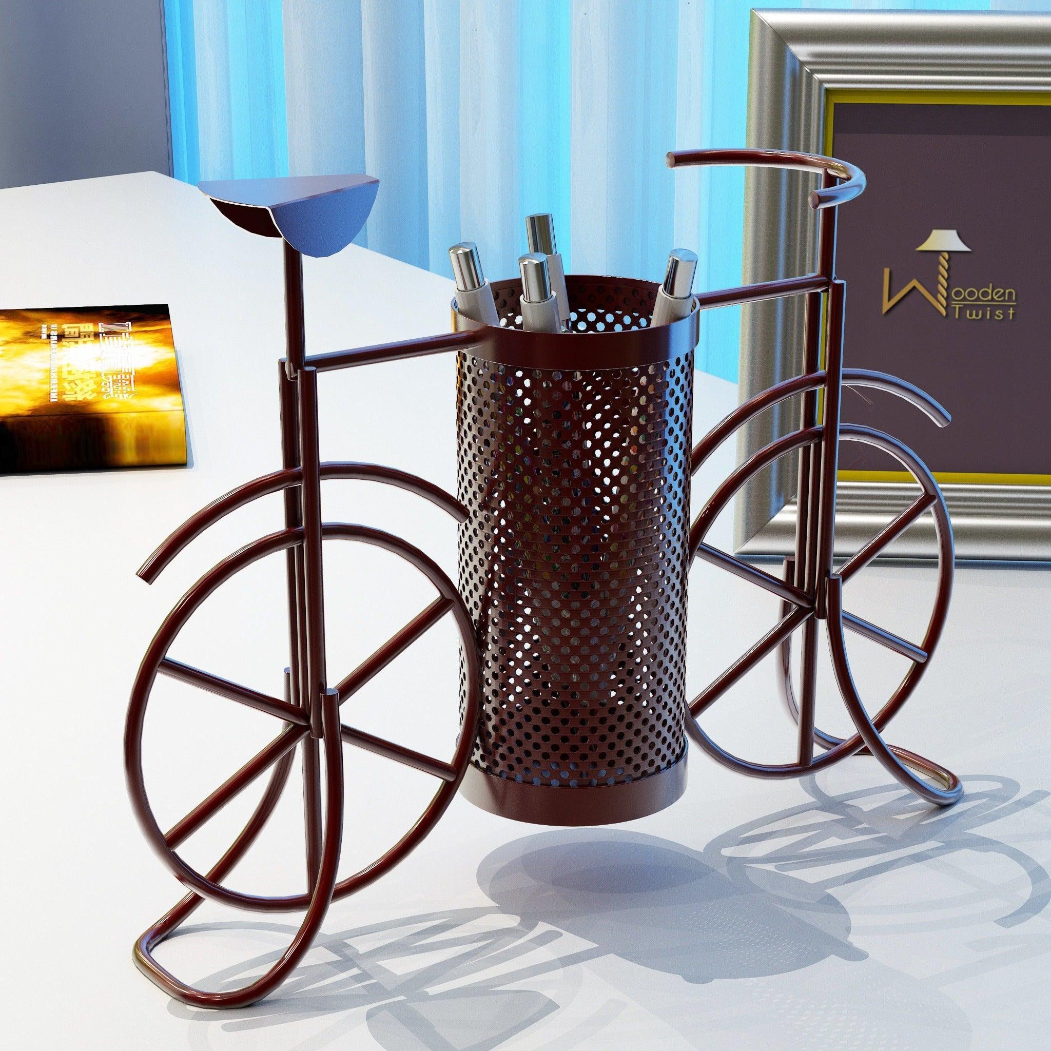 Wrought Iron Antique Pen Stationery Holder - WoodenTwist