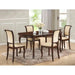 Handmade Butterfly Leaf Dining Table Set with 4 Chairs And 1 Dining Table - WoodenTwist