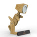 Wooden Dinosaur Shaped LED Lamp (Pinewood) - WoodenTwist