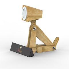 Wooden Dog Shaped LED Lamp (Pinewood) - WoodenTwist