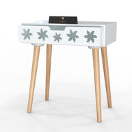 Estrella Wooden Bedside Table With Storage Drawer Nightstand - WoodenTwist