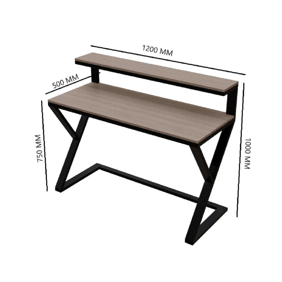 Bali study table in Wenge finish - WoodenTwist