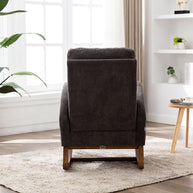 Wooden Glider Rocking Chair (Grey) - WoodenTwist